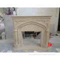 Man-Made Stone Column Classic Fireplace Mantels
